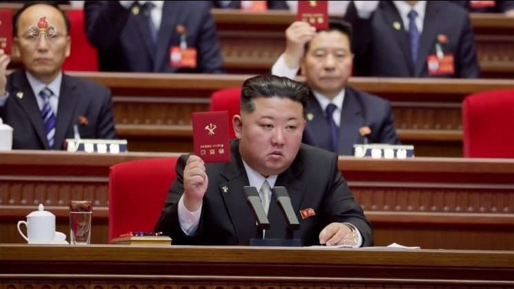 북한 9차 당대회 개막, 김정은 "국가지위 불가역적"