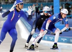 정재원·박지우, 매스스타트 메달 무산…한국 빙속, 24년 만에 '빈손'