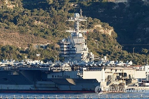 미 2번째 항공모함 동지중해 진입, 곧 이스라엘 입항 "미군 4만명 배치" 이란 공습 임박