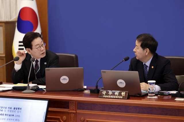 이 대통령, 구윤철 부총리 '민생 물가 사익편취 안 돼' 발언에 "잘 하신다" 격려