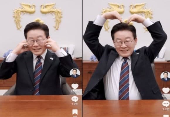 "개학 늦춰주세요" 이재명 틱톡 점령한 학생들, 10만 팔로워 돌파