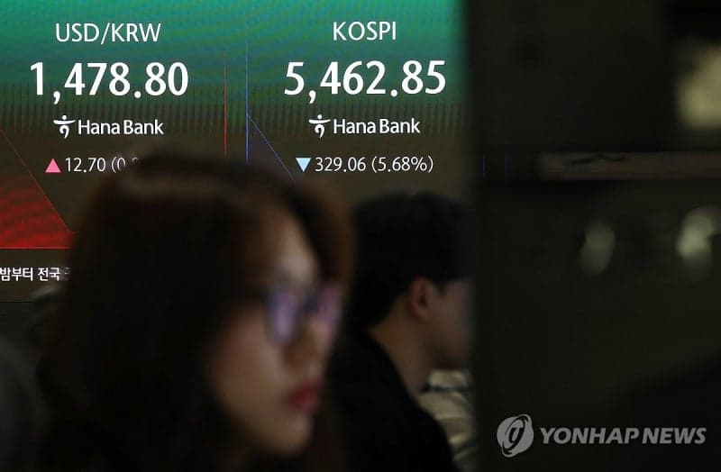 원/달러 환율 1500원 돌파, 중동 사태發 금융시장 불안