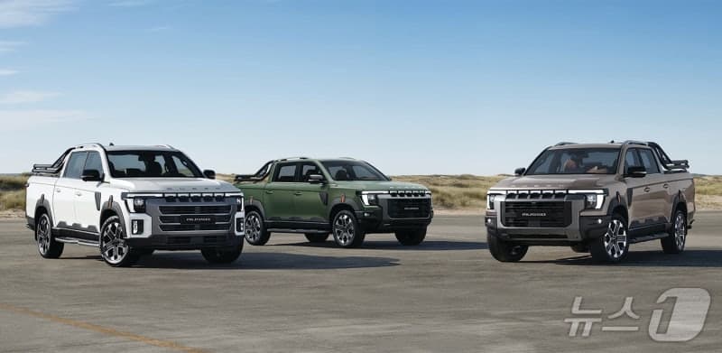 KGM "무쏘" 누적 계약 5000대 돌파…국내 픽업시장 85% 점유