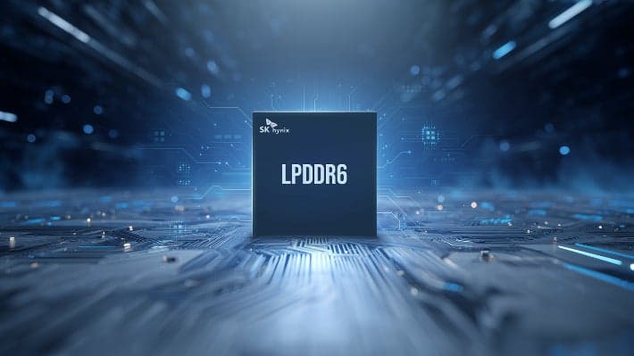 SK하이닉스, 1c LPDDR6 D램 개발…AI 승부수