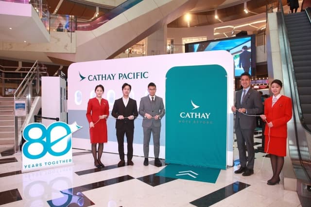 캐세이 80년, 한국과 우정 66년..신규 비즈니스석 '아리아 스위트' 여의도서 체험