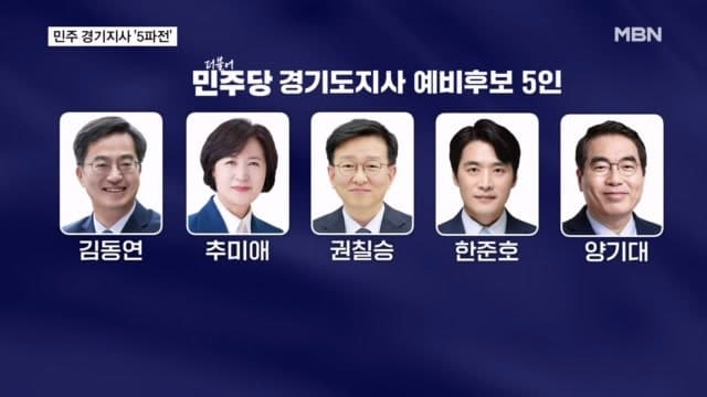 김동연·추미애, 경기지사 출마…민주당 경선 5파전