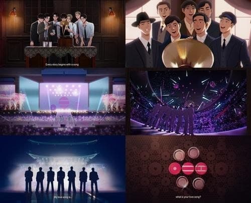 슈트 입은 BTS 7멤버, 신보 '아리랑' 애니메이션 공개…1896년 최초 녹음 모티프