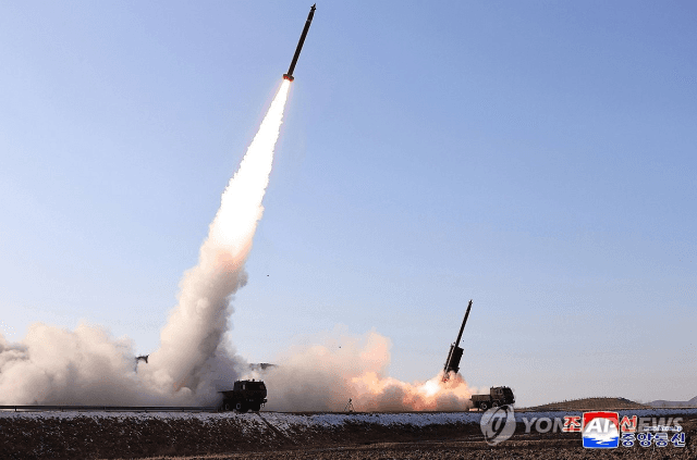 북한, 한미훈련 반발 동해상 미상 발사체 발사