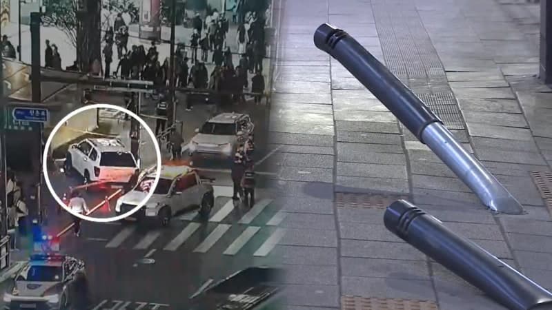 홍대입구역 인근 음주운전 SUV 인도 돌진, 일본인 등 4명 중경상