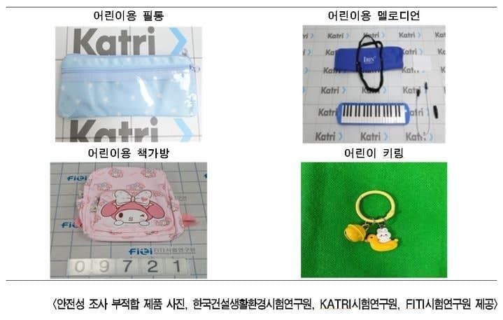 “해외 직구 학용품서 유해물질 최대 549배 초과”…판매 중지