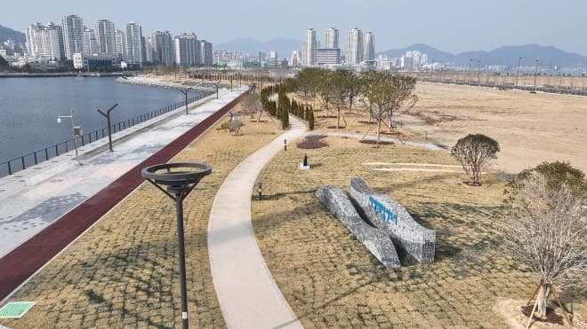 창원 마산해양신도시 해안산책로·녹지공간 27일부터 시민에 개방