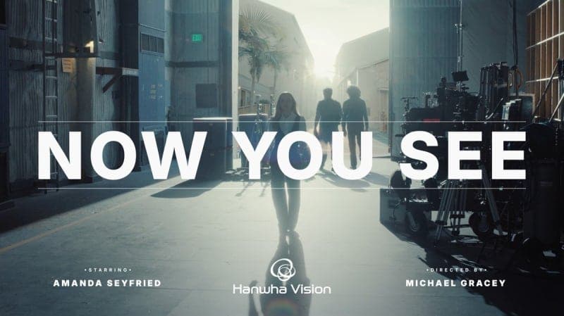 한화비전, 아만다 사이프리드 출연 새 글로벌 캠페인 공개… '나우 유 씨' 슬로건