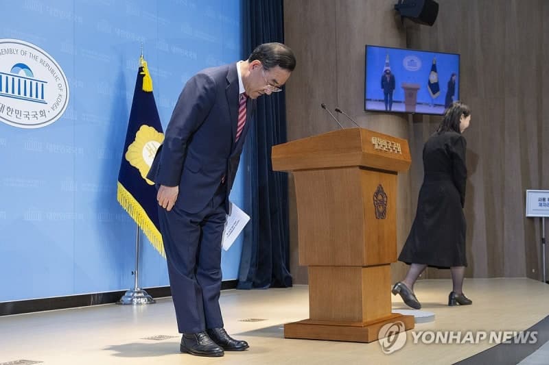 주호영 국회부의장, 대구시장 후보 공천 '컷오프' 효력 정지 가처분 신청 관련 회견