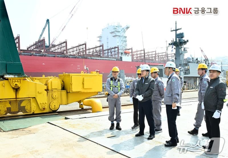 빈대인 BNK금융 회장, 연임 첫 행보 '현장 속으로' 산업·창업 현장 찾아