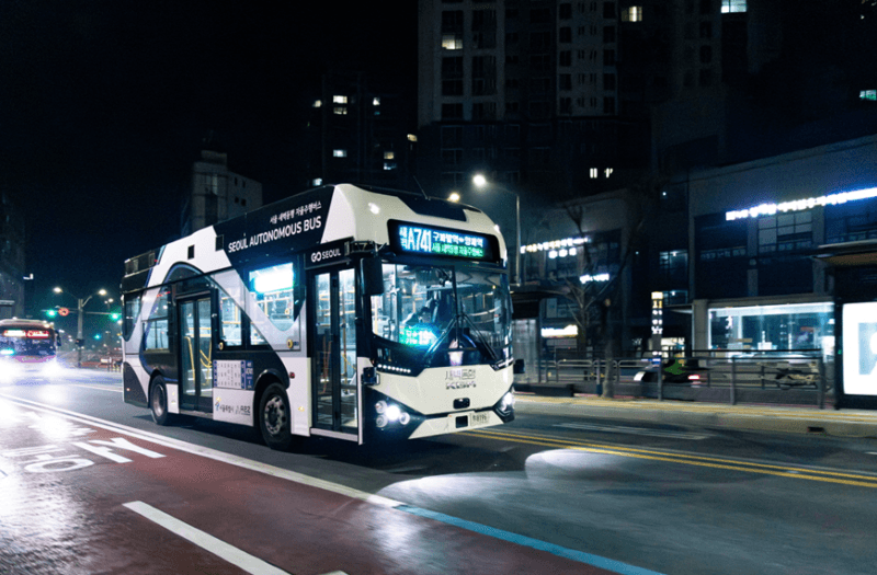 “출근시간 20분 단축” 서울시, 전국 최초 전구간 자율주행버스 A741 급행 도입