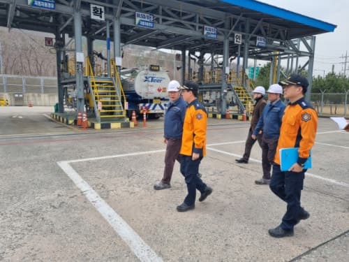 강원소방본부, 대량 석유 저장시설 현장점검 실시 "화재·유출 사고 대비태세 강화"