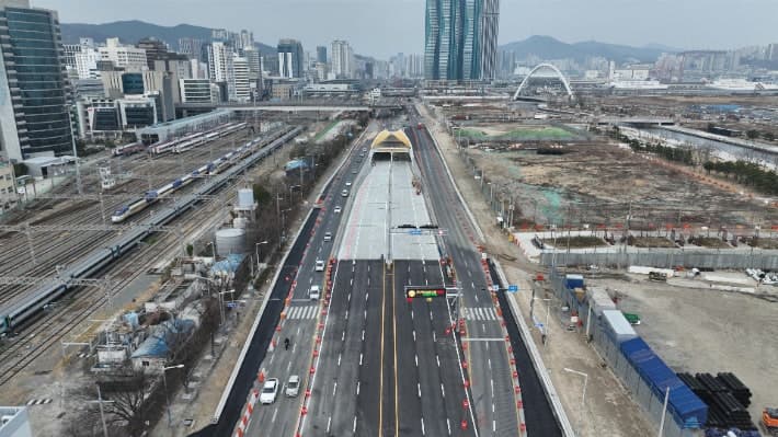 부산역 일대 교통난 숨통…'충장지하차도' 31일 우선 개통