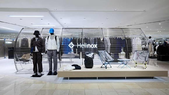 코오롱FnC 헬리녹스 웨어, 롯데 잠실·현대 무역센터점에 첫 단독 매장 오픈