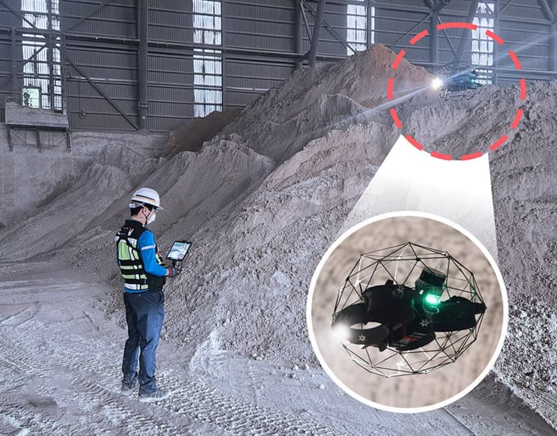 한일시멘트, AI 드론 투입… "위험 작업 안전 확보 및 스마트팩토리 전환 속도낸다"