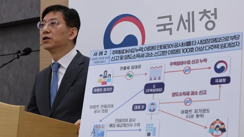 국세청, 강남3구·한강벨트 다주택 임대업자 2800억 탈세 세무조사 착수