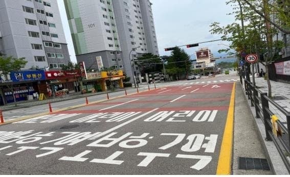 춘천시, 어린이보호구역 제한속도 '50㎞' 탄력운영 6곳으로 확대