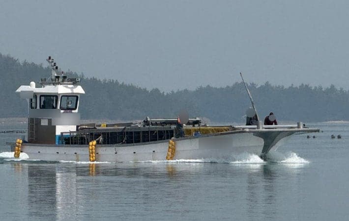 목포해경, 면허 없이 김 양식장 관리선 운항 선장 3명 적발