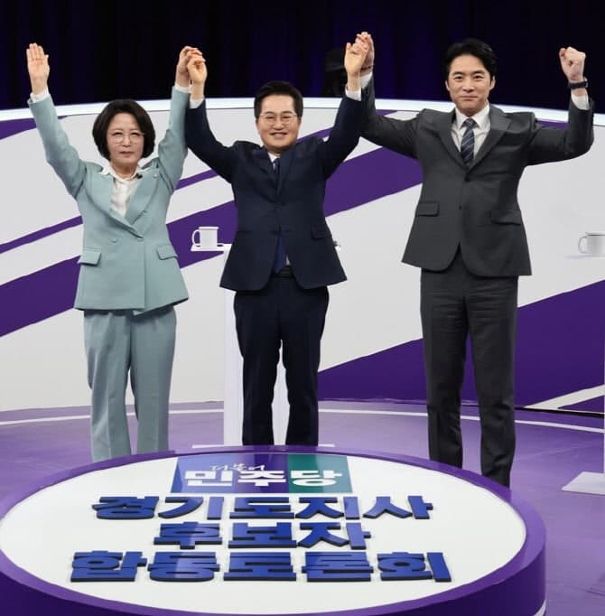 “장미빛 공약 제시에 난타전”…민주 경기지사 3인방 정책 검증 본격