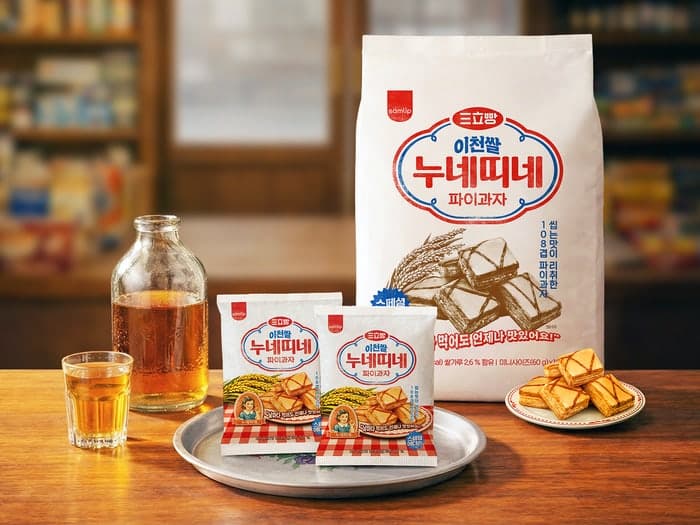 삼립, '로코노미' 트렌드 반영 '이천쌀 누네띠네' 출시 "제대로 돋보이네"