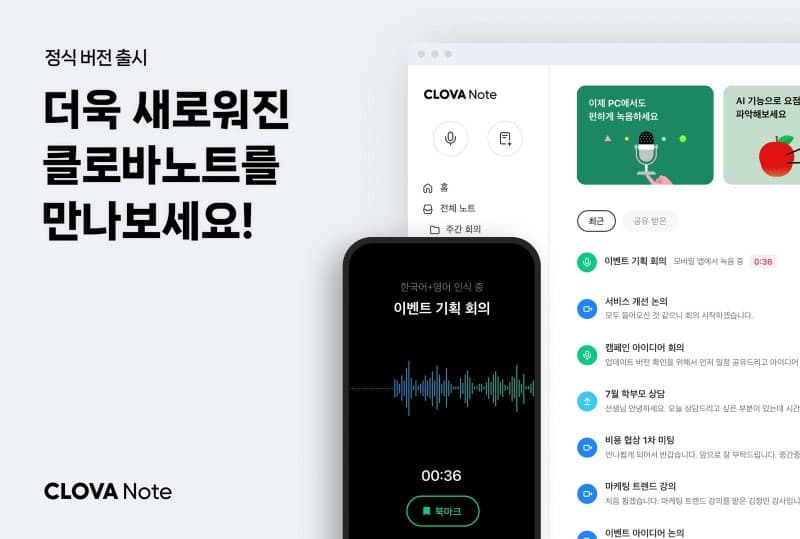 AI 회의록 유료 고객 월평균 40% 증가, 음성인식 수익성 본격화