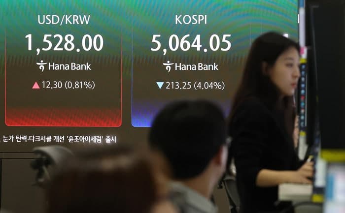 “이러다 5천피도 위태”…코스피 4%대 급락 5100선 붕괴