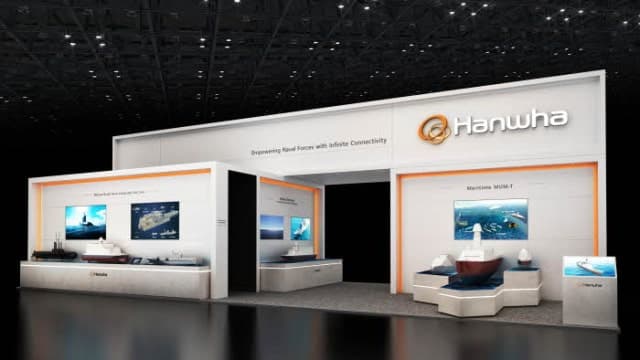 한화오션, 'AI 기반 해양방산' 차세대 구축함 공개