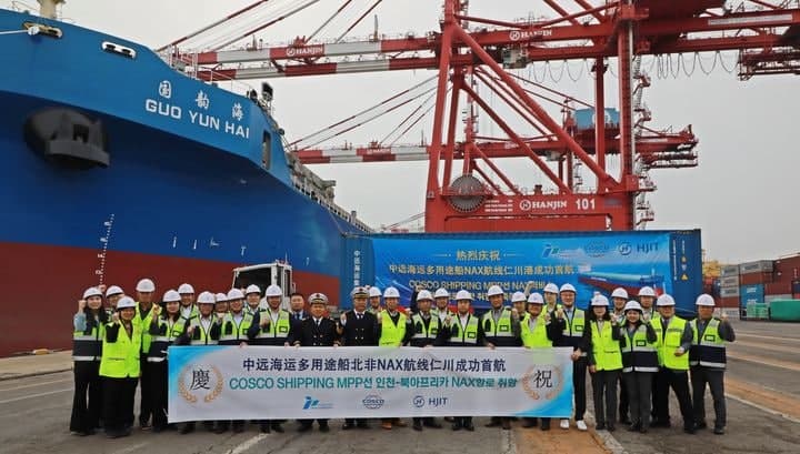 인천항, 북아프리카 직항 바닷길 개설…중고차 수출 확대 기대