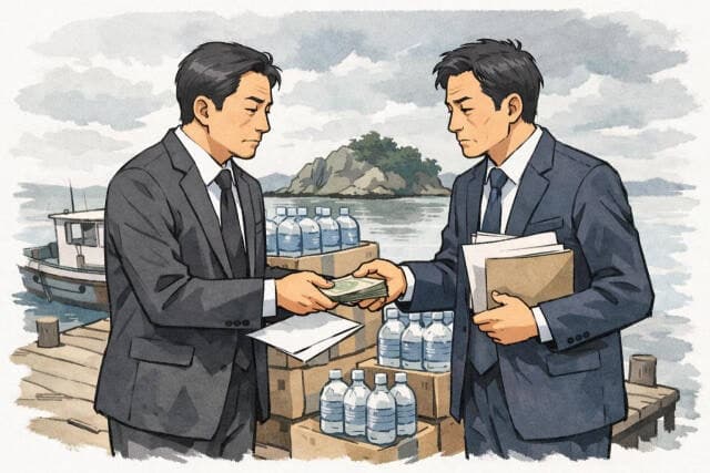 “생수 물량 부풀려 보조금 꿀꺽”…백령도 유통업자 2명 송치