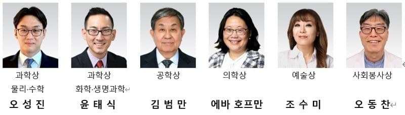 삼성 호암상에 수학자 오성진·소프라노 조수미 등 6명 선정