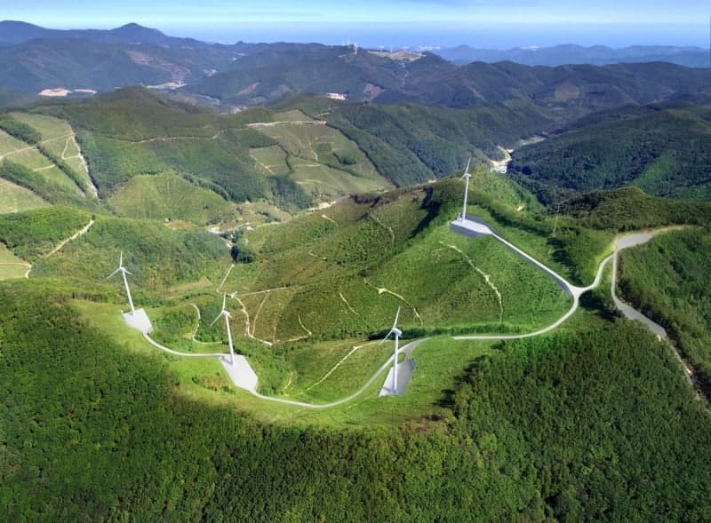 코오롱글로벌, 태백 하사미 풍력발전단지 국내 첫 민간 가상전력구매계약 거래 개시