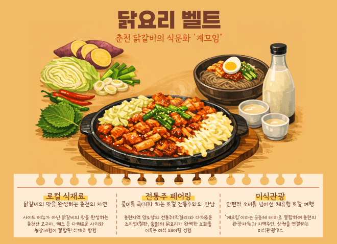 춘천시, 닭갈비 중심 'K-미식 관광도시' 도약 발판 마련