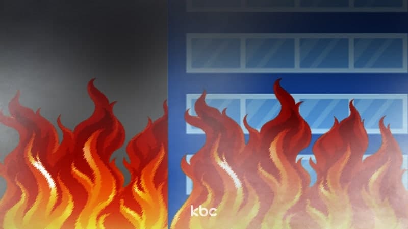 "자다 깨서 화나" 아파트에 불 지른 50대 구속…형 부부 중상