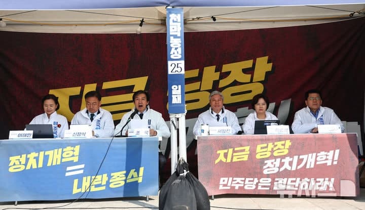 조국혁신당 "정치개혁은 결단의 문제" 정부·민주당에 입법 촉구