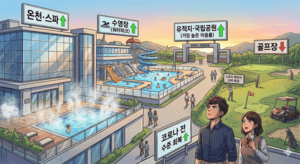 "골프 거품 꺼졌나" 이용객 3년째 '뚝'…"스파·수영장 뜨고" 레저시설 코로나 이전 회복