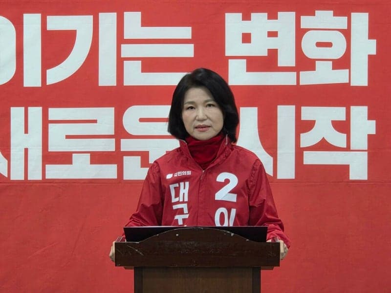 이진숙 "장동혁, 대구시장 경선 원점에서 다시 시작해야"