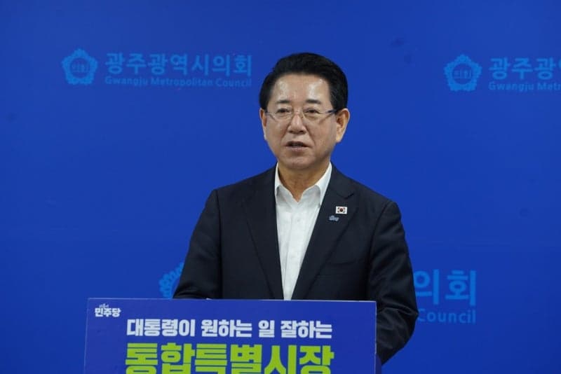 김영록 "믿고 맡길 후보…통합특별시장 적임자 자임"