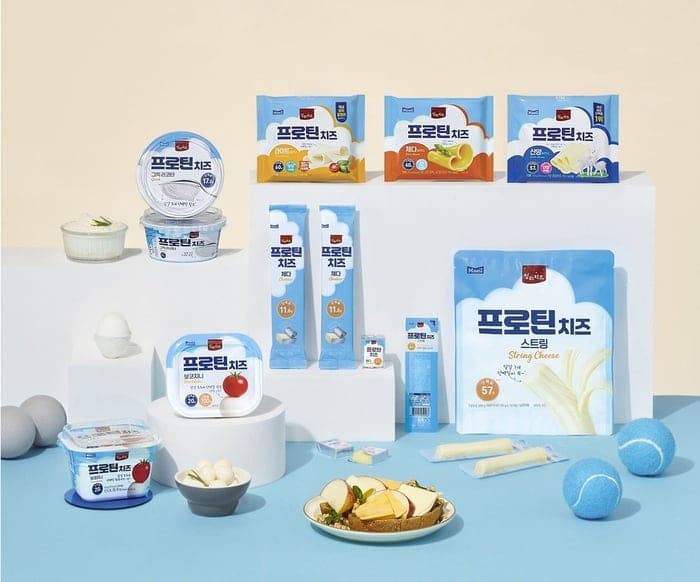 "치즈 한 장이면 충분"…매일유업, 상하치즈 '프로틴치즈' 7종 출시