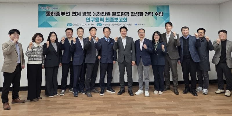 경북도, 동해안 15개 철도역을 '머무는 관광 거점'으로 만든다