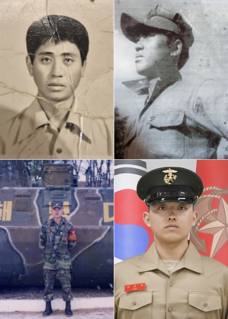 77년 해병대 역사상 첫 '4대 해병 가문' 탄생…증조부부터 이어진 해병정신