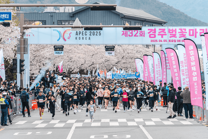 관광공사, 경주 벚꽃마라톤에 외국인 551명 유치…작년보다 50%↑