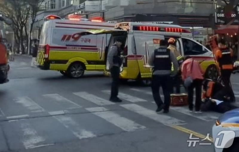 서현역 80대 음주운전자, 횡단보도 보행자 2명 중경상