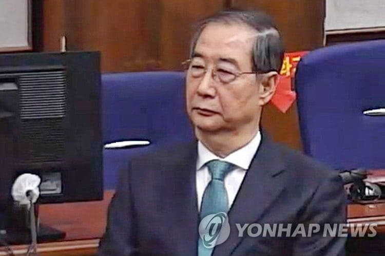 한덕수 '광주식당 기부' 선거법 위반 첫 재판, "대통령의 '대'자도 안 꺼낼 때" 혐의 부인