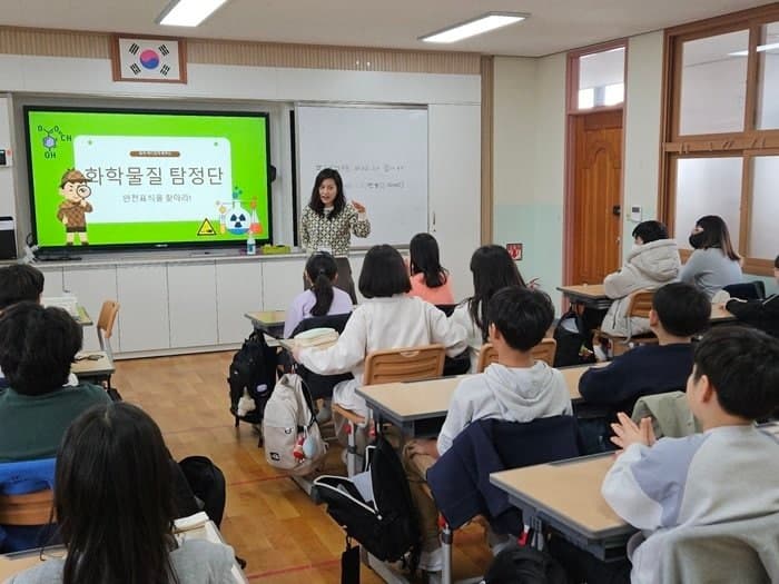 환경책임보험사업단, 군산 초등생 대상 '찾아가는 생활 속 화학안전 학교 교육' 지원 확대