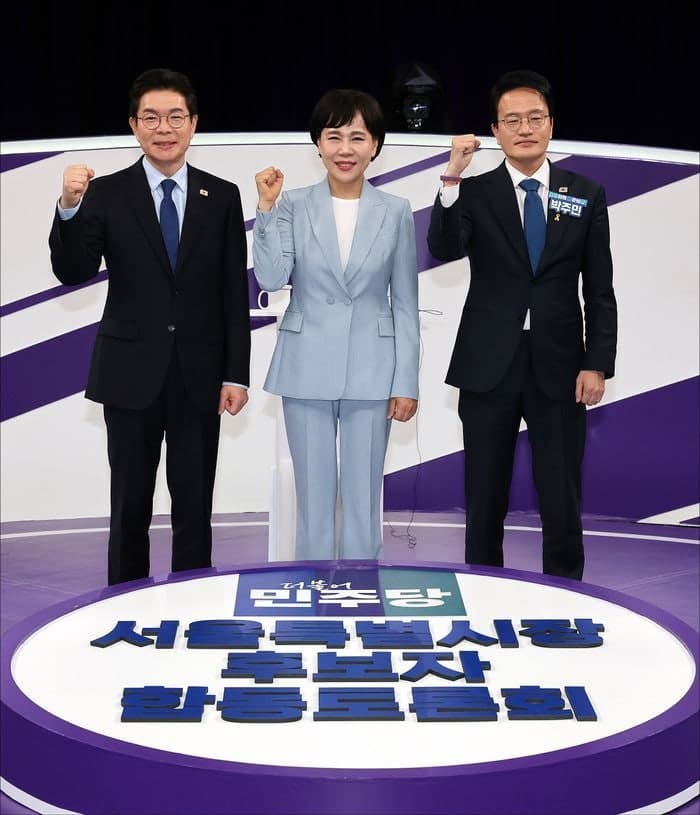 서울시장 후보들, 토론회서 '라면송' '무조건' '스윔' 열창