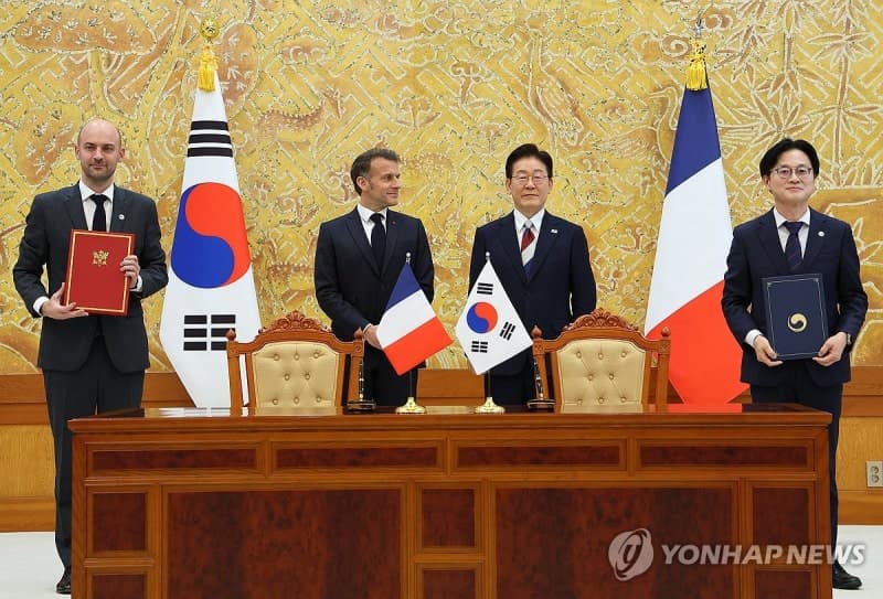 마크롱 방한 계기, 한·프랑스 핵심광물·반도체·원전 협력 확대